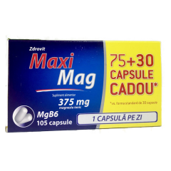 MaxiMag, 375 mg, 105 capsule